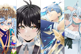 draw anime character fanart or original