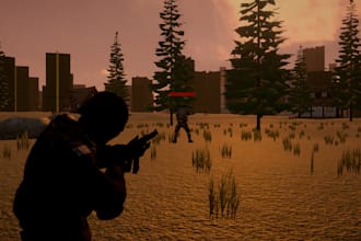 make a money making video game on unity engine 3d and VR
