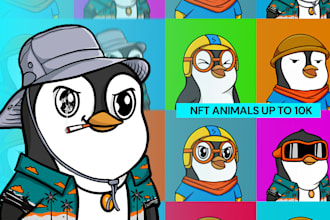 create unique nft cartoon animals