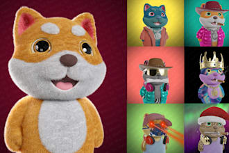 create nft 3d models, images and  collections