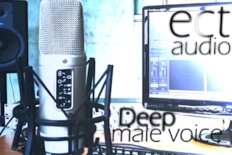 be your deep greek male voice over