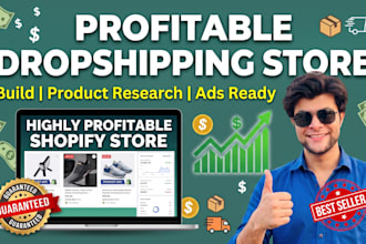 build a highly profitable shopify dropshipping store