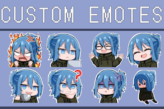 draw custom twitch and discord emotes