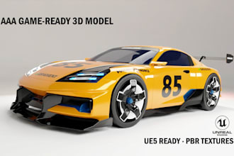 model and texture game ready 3d assets in blender and substance painter
