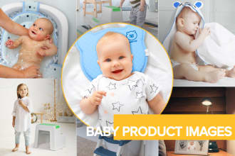 3d render baby care children and safety products