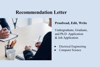 edit your recommendation letter