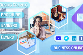 desing your urgente flyers brochure banner quickly
