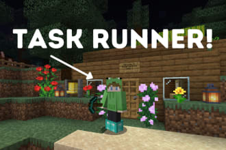 run errands and mine for you in minecraft