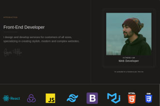 do react, nextjs, and nodejs development for high performance web apps