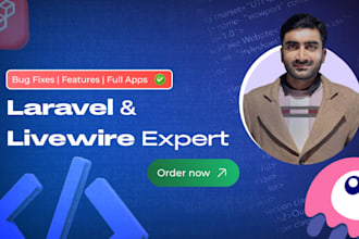 develop, fix, or debug your laravel livewire web application