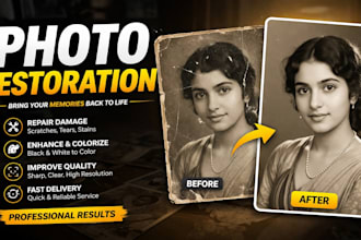 restore and colorize old photos professionally
