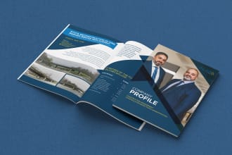 design a professional corporate, business brochure or company profile