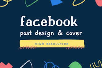 create awesome facebook post design