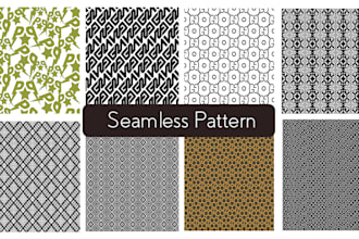 create seamless pattern illustration for fabric, background