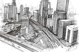 do architectural hand sketches