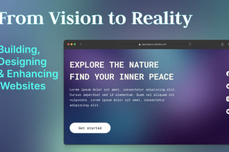 professional website in reactjs or nextjs