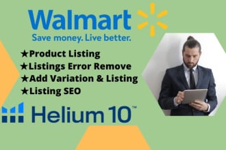 fix or create amazon and walmart variation listings