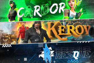 make a youtube or twitch banner to you