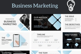 create business powerpoint presentation, keynote, google slides