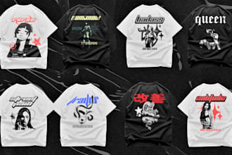 create y2k streetwear style graphic