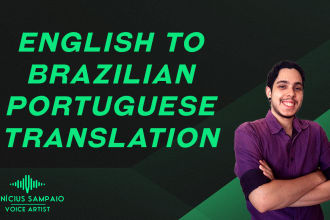 professionally translate english to brazilian portuguese