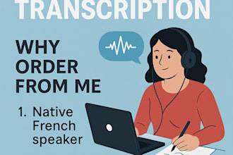 french audio or video transcription