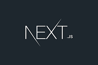 develop your web application in nextjs