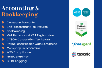 do accounting and bookkeeping for UK clients