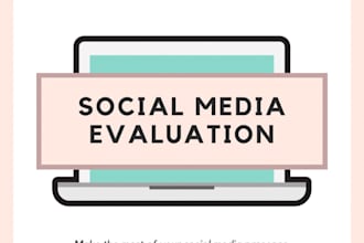 evaluate your social media presence and provide feedback