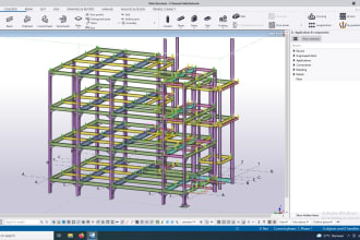 3d steel detailing in tekla structure