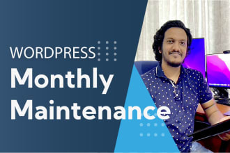 do monthly wordpress website maintenance