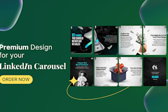 design carousels for linkedin on canva