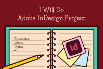 do adobe indesign related project
