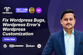 fix wordpress bugs wordpress errors wordpress customization