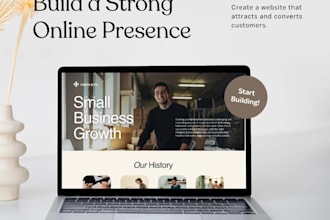 build a professional business and personal custom website
