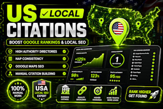 do 200 US local citations directory for local seo
