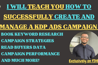 teach you how to run a profitable amazon KDP ads campaign