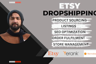 add most selling products for dropshipping on your etsy store