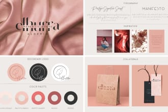 design a refined logo and brand identity style guide