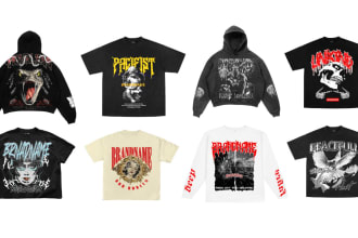 create streetwear design for your tshirt clothing brand