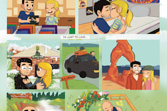 turn your love story into a comic