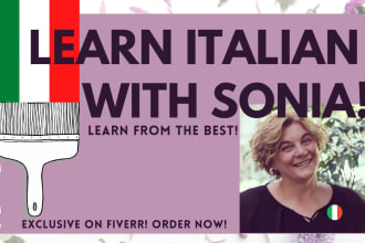 be your professional online italian teacher and tutor