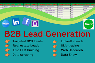 build authentic b2b linkedin lead generation and targeted email list manually