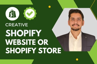 create shopify pod store or shopify websites