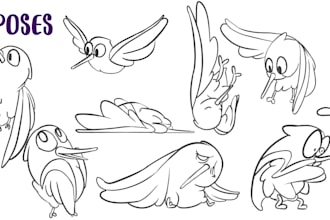 design a complete character pack for your oc
