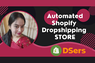 create an automated shopify store shopify website shopify dropshipping store
