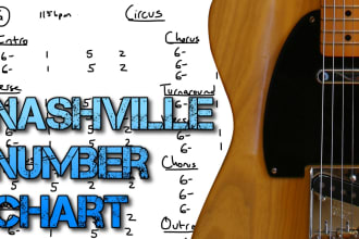 create a nashville number chart for your song