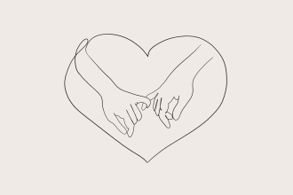 do hand drawn minimalist one line art illustration