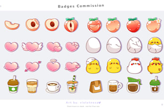 draw 24 hours custom sub badges, emotes, channel points for kick twitch