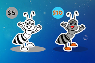 create cartoon caricature mascot or logo